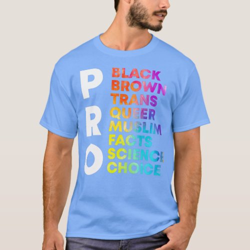 Pro Black Brown Trans Queer Science Science Gay Eq T_Shirt