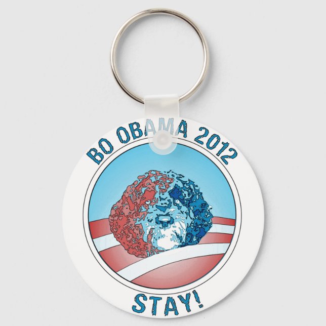 Pro-Bo Obama Dog 2012 Keychain (Front)
