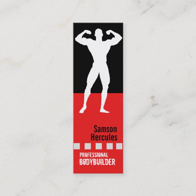 Pro Bodybuilder Business Card (Front)