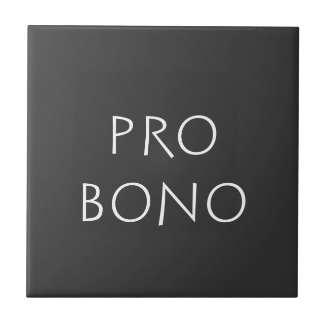 Pro bono ceramic tile (Front)
