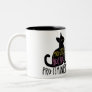 Pro-cats Pro-choice pro-feminism Two-Tone Coffee Mug
