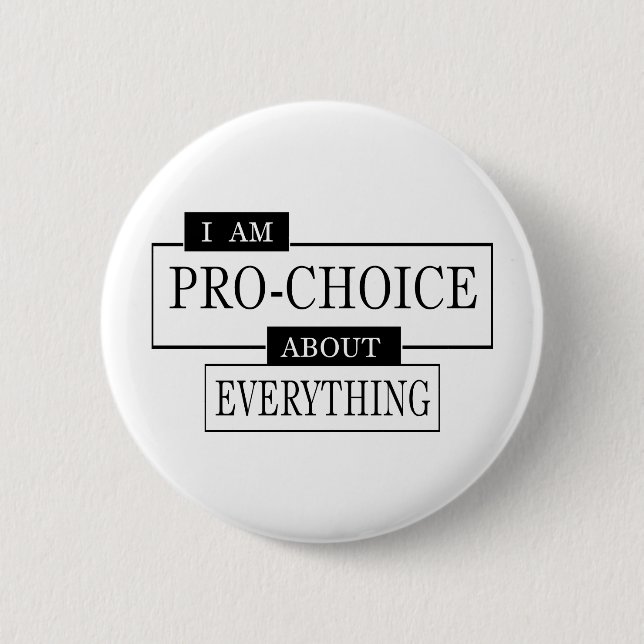Pro-Choice #1 Pinback Button (Front)