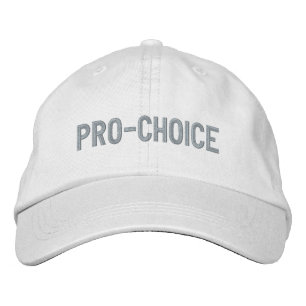 Pro Choice black white abortion rights pink Embroidered Baseball Cap