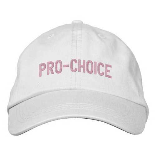 Pro Choice black white abortion rights pink Embroidered Baseball Cap