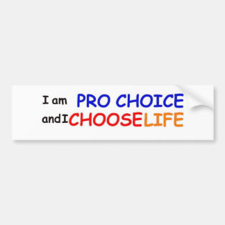 pro choice bumper sticker