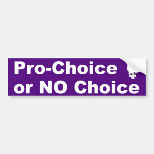 Pro-Choice Bumper Sticker