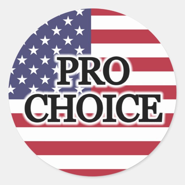 Pro Choice Classic Round Sticker (Front)