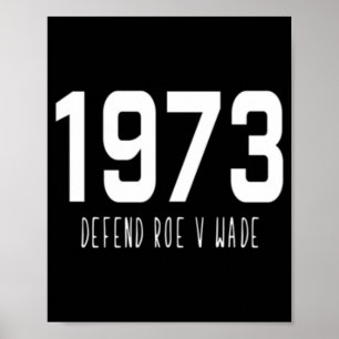 Pro Choice Defend Roe V Wade Women's Rights Poster