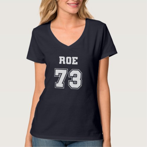 Pro Choice Defend Roe vs Wade 1973 Reproductive Ri T_Shirt