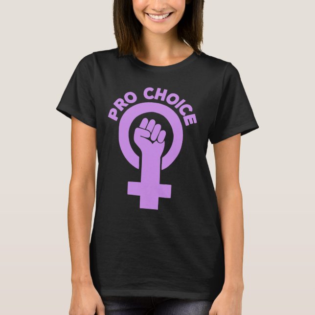 Pro-Choice Feminist Abortion T-Shirt (Front)