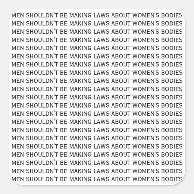 Pro Choice - Feminist Stickers (Front)