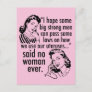 Pro Choice Laws Feminist SCOTUS Political Cartoon Postcard