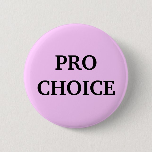 Pro-choice Pinback Button (Front)