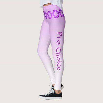 Pro Choice Pink and Purple Leggings
