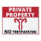 Pro Choice Private Property Yard Sign