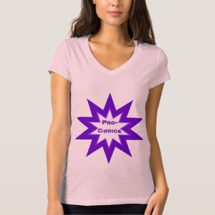 Pro-Choice Purple Star Shirt