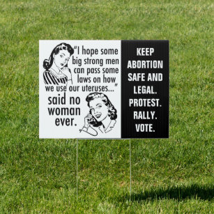 Funny Women Yard Signs - Outdoor Signs & Flags | Zazzle