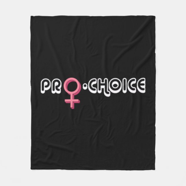 Pro Choice Roe v Wade Women's Health   Fleece Blanket (Front)