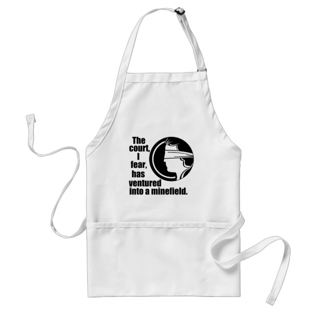 Pro Choice Ruth Bader Ginsburg Supreme Court Quote Adult Apron (Front)