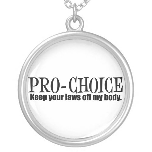 Pro Choice Silver Plated Necklace