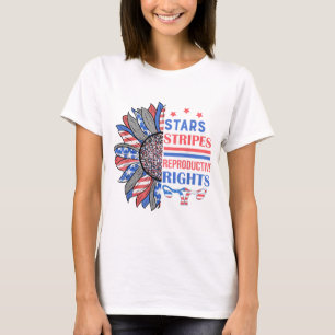 Pro Choice Stars Stripes Reproductive Rights Women T-Shirt