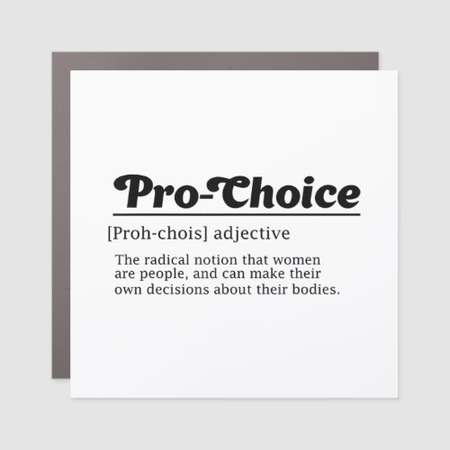 Pro_choice Women Reproductive Rights Abortion Ri Car Magnet