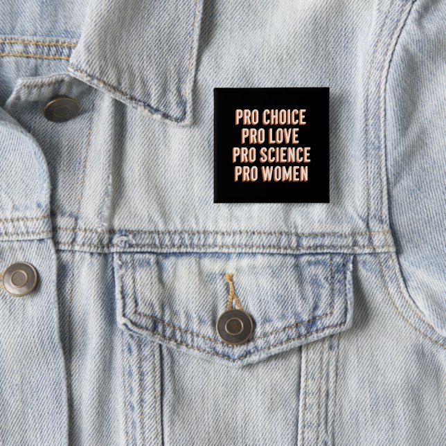 Pro Choice Women's Rights Feminist Patriarchy LGBT Button (In Situ)