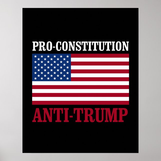 Pro-Constitution Anti-Trump - Anti-Trump -- Poster (Front)