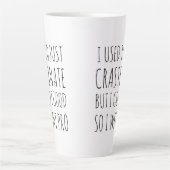 Pro Crastination Funny Humorous Latte Mug (Front)