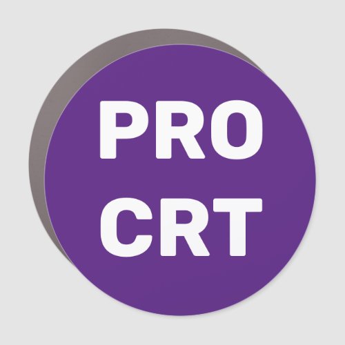 Pro CRT Car Magnet PurpleWhite