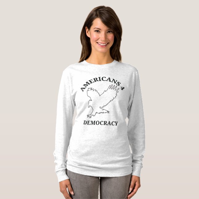 Pro Democracy Political  T-Shirt (Front Full)