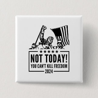 Pro-Democracy Trump 2024 Button
