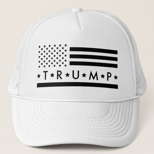 Pro-Democracy Trump 2024 Trucker Hat  (Front)