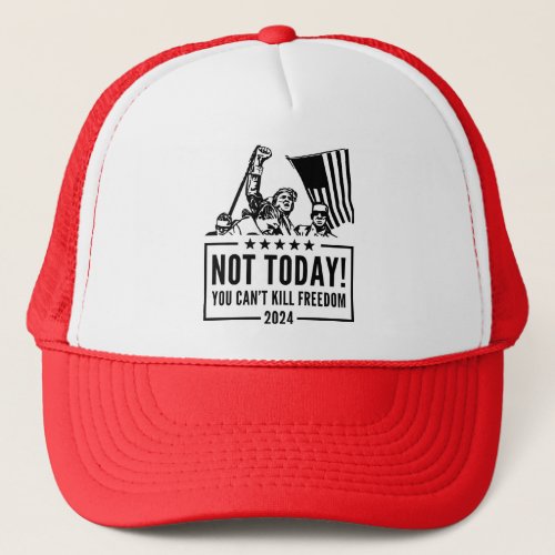 Pro_Democracy Trump 2024 Trucker Hat 