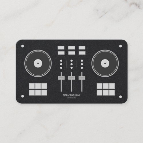 Pro_DJ Controller Business Card