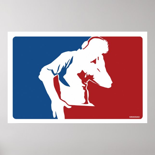 Pro DJ Poster - Disc Jockey Turntable Music (Front)