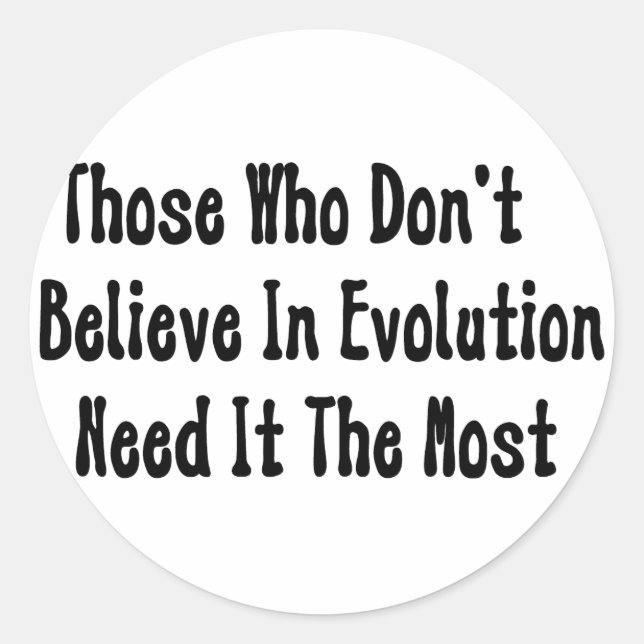 Pro-Evolution Classic Round Sticker (Front)