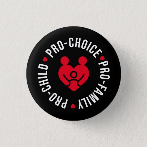 Pro_Family Pro_Child Pro_Choice Reproductive Right Button