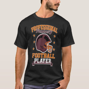Pro Fantasy Football Player Retro Draft Party Kit  T-Shirt