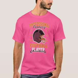 Pro Fantasy Football Player Retro Draft Party Kit  T-Shirt