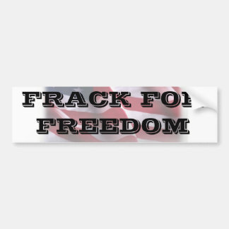 Pro-fracking bumper sticker