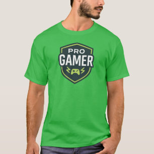 PRO GAMER Shield Badge T-Shirt