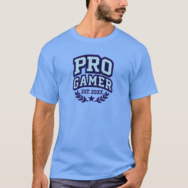 PRO GAMER — Varsity Chenille Patch T-Shirt (Front)