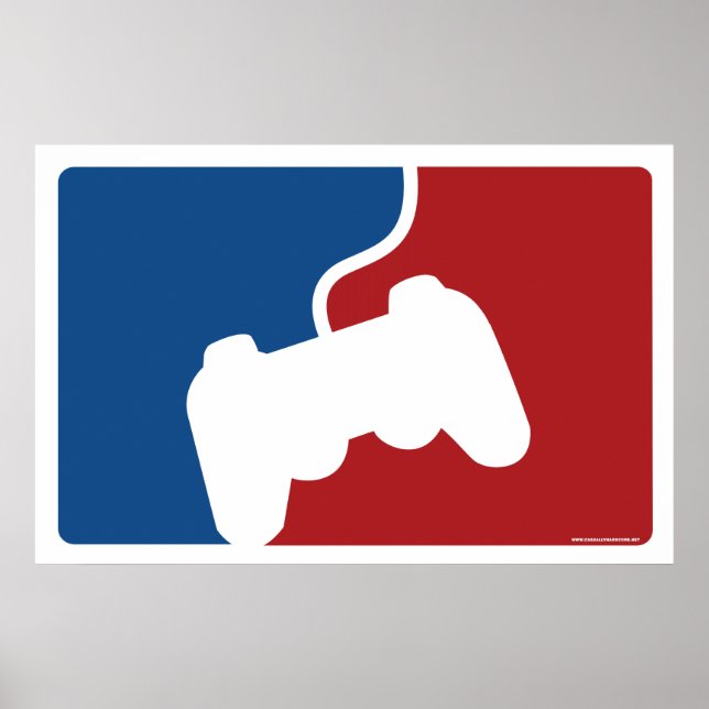 Pro Gamer Video Game Poster - Controller Geek (Front)