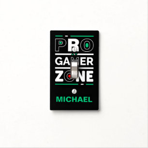 Pro Gamer Zone Light Switch Cover