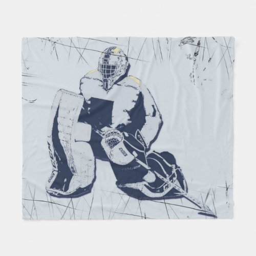 Pro Goalie _ Ice Hockey Goalie Fleece Blanket