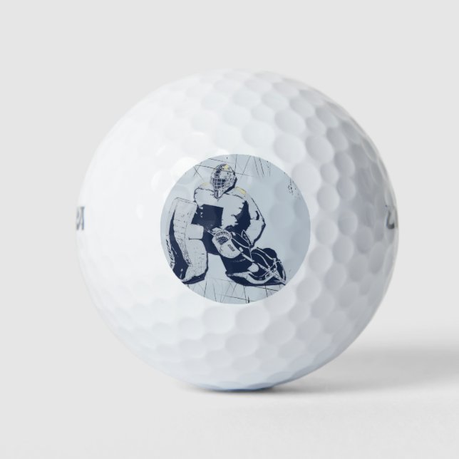 Pro Goalie - Ice Hockey Goalie Golf Balls (Front)