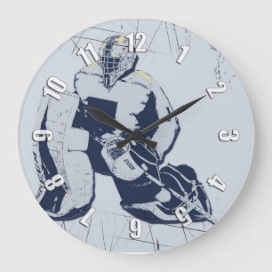 Pro Goalie - Ice Hockey Goalie Large Clock