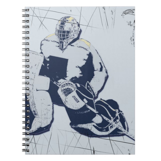 Pro Goalie - Ice Hockey Goalie Notebook (Front)