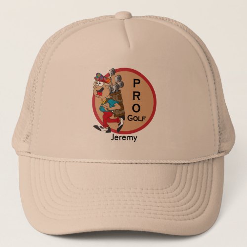 Pro Golf ️️ Player Trucker Hat